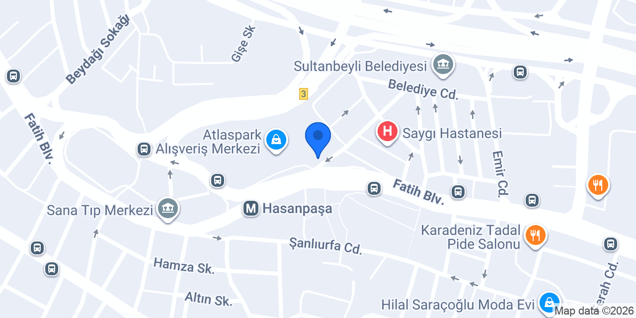Lastik Yol Yardım 7/24 konumu