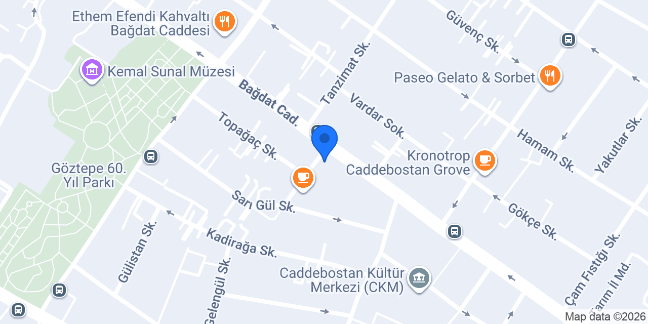 VakıfBank Caddebostan Şubesi konumu