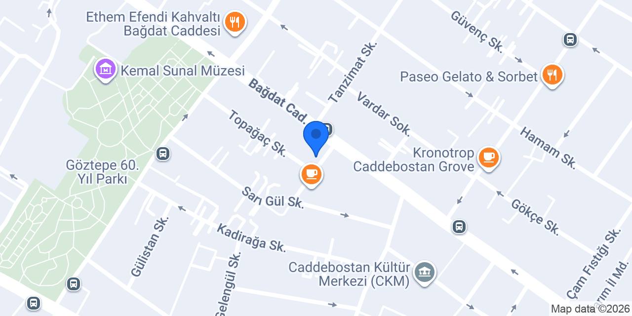 Bağdat Börek salonları konumu