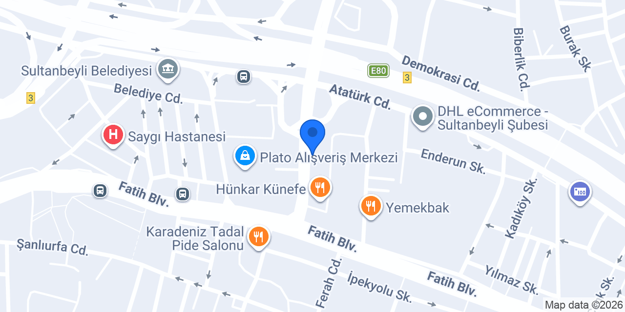 QNB Sultanbeyli Şubesi konumu