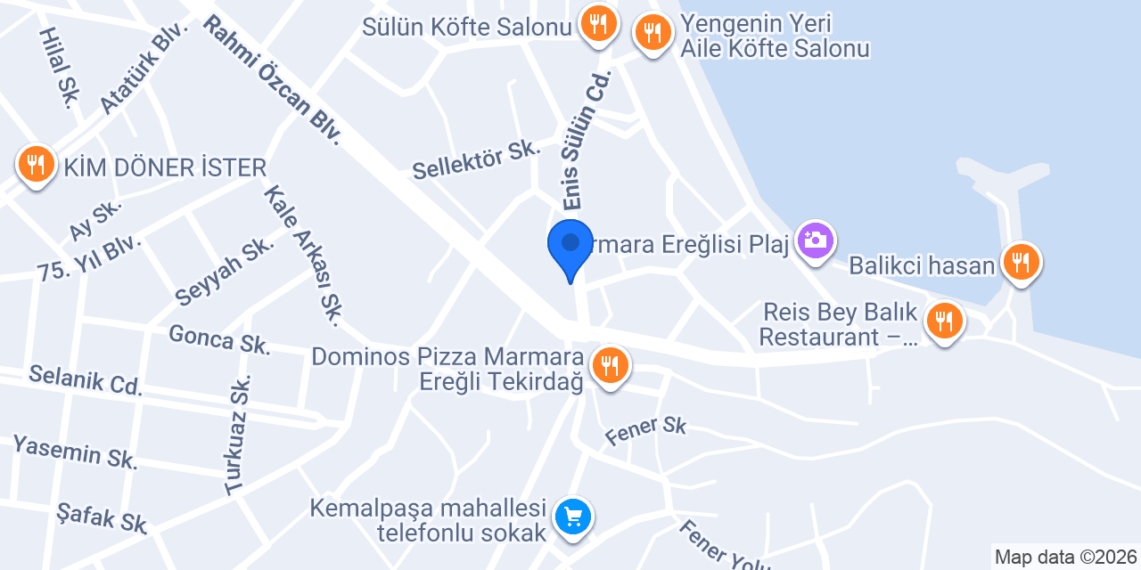Has Bahçe Kebap Pide Lahmacun konumu