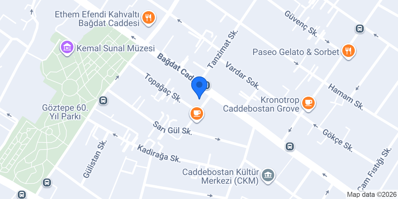 Cadde Optik konumu