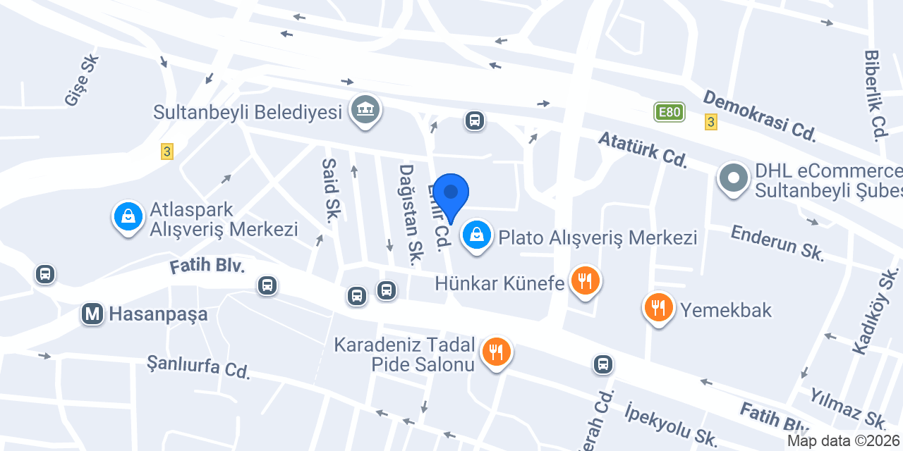 Damla Tesisat konumu