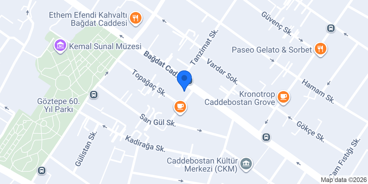Dermatolag Dr. Cemile Kuşlucu konumu