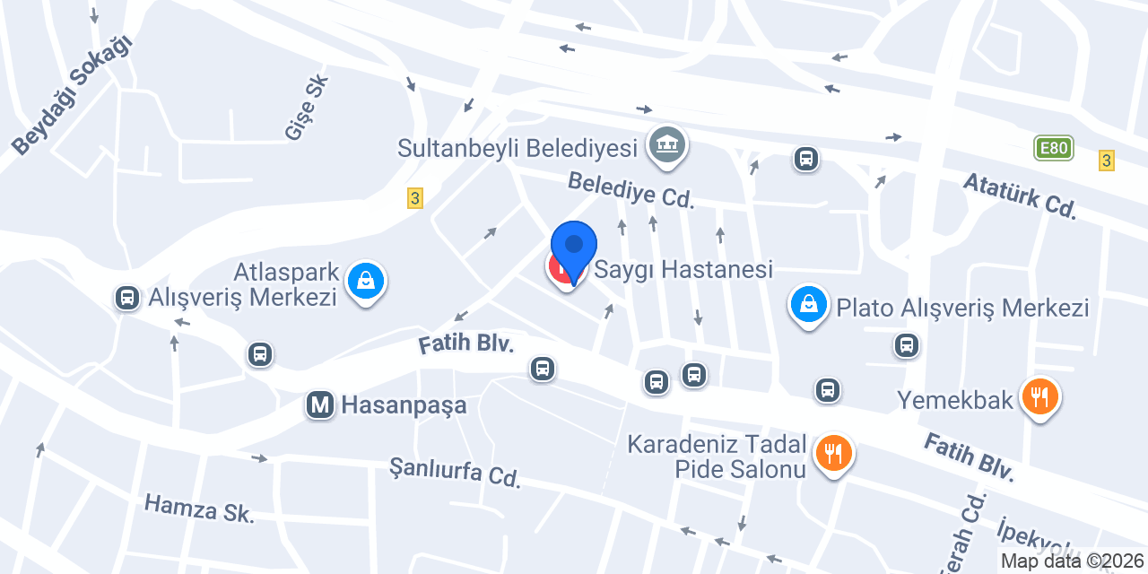 Uzm. Dr. Ayşe Tanyıldız konumu