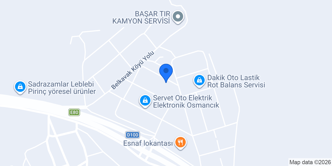 EKER OTO YEDEK PARÇA konumu