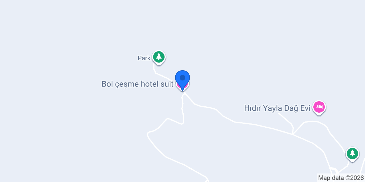 Bol çeşme hotel suit konumu