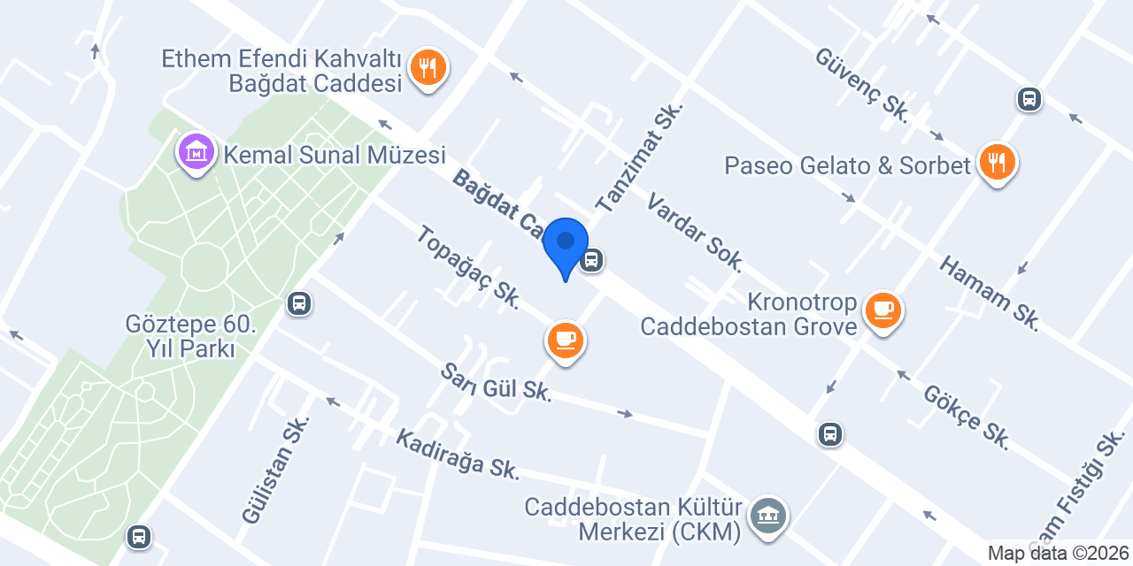 Halkbank Göztepe Şubesi konumu