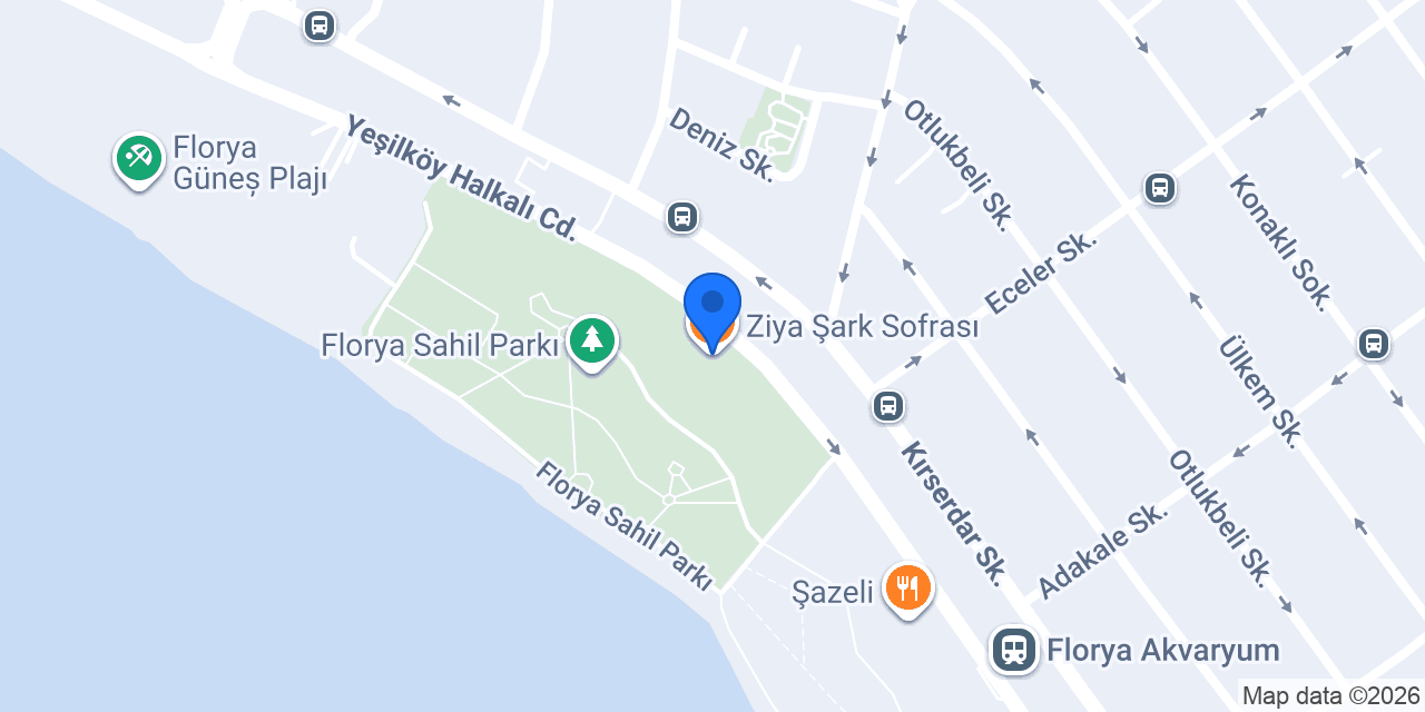 Ziya Şark Sofrası konumu