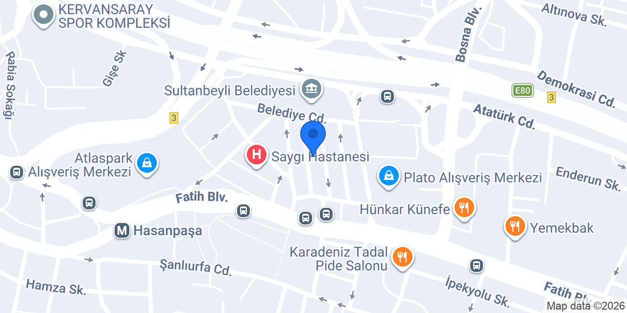 Atm Gayrimenkul konumu