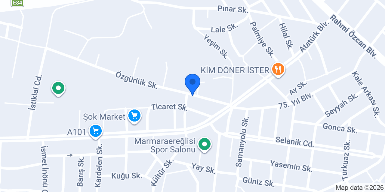 TUNÇ METAL , Marmara ereğlisi demirci konumu