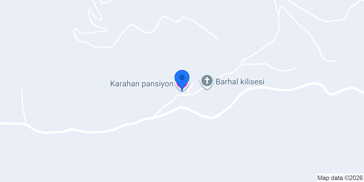 Karahan pansiyon konumu