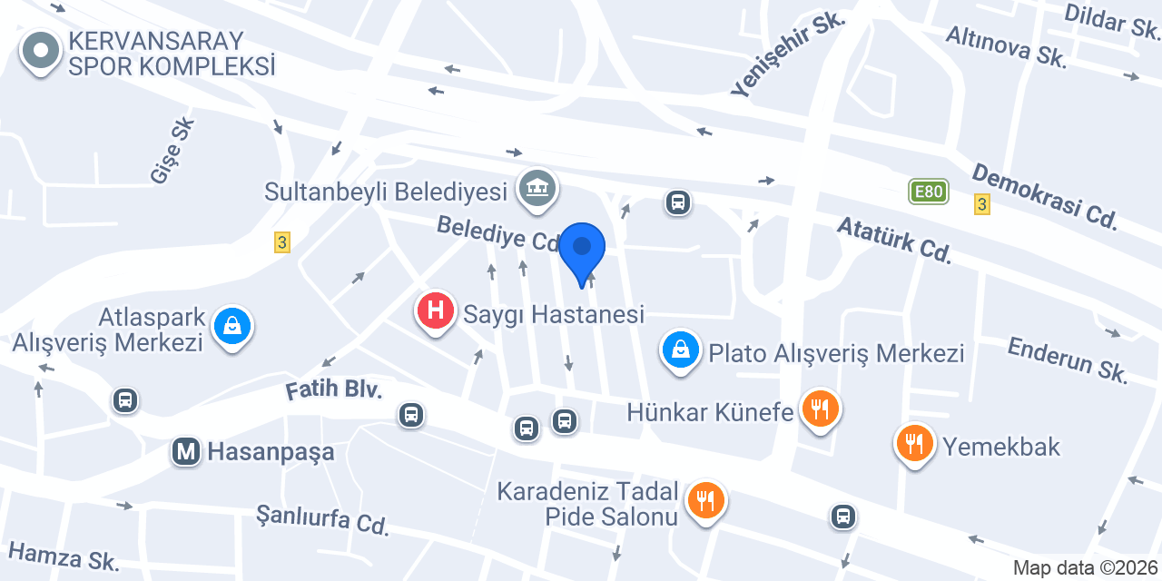 Arven Mimarlık konumu