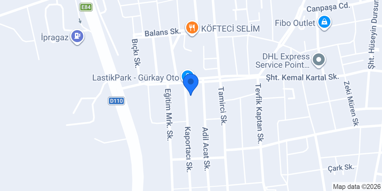 MekanikPark - Servis & Yedek Parça konumu