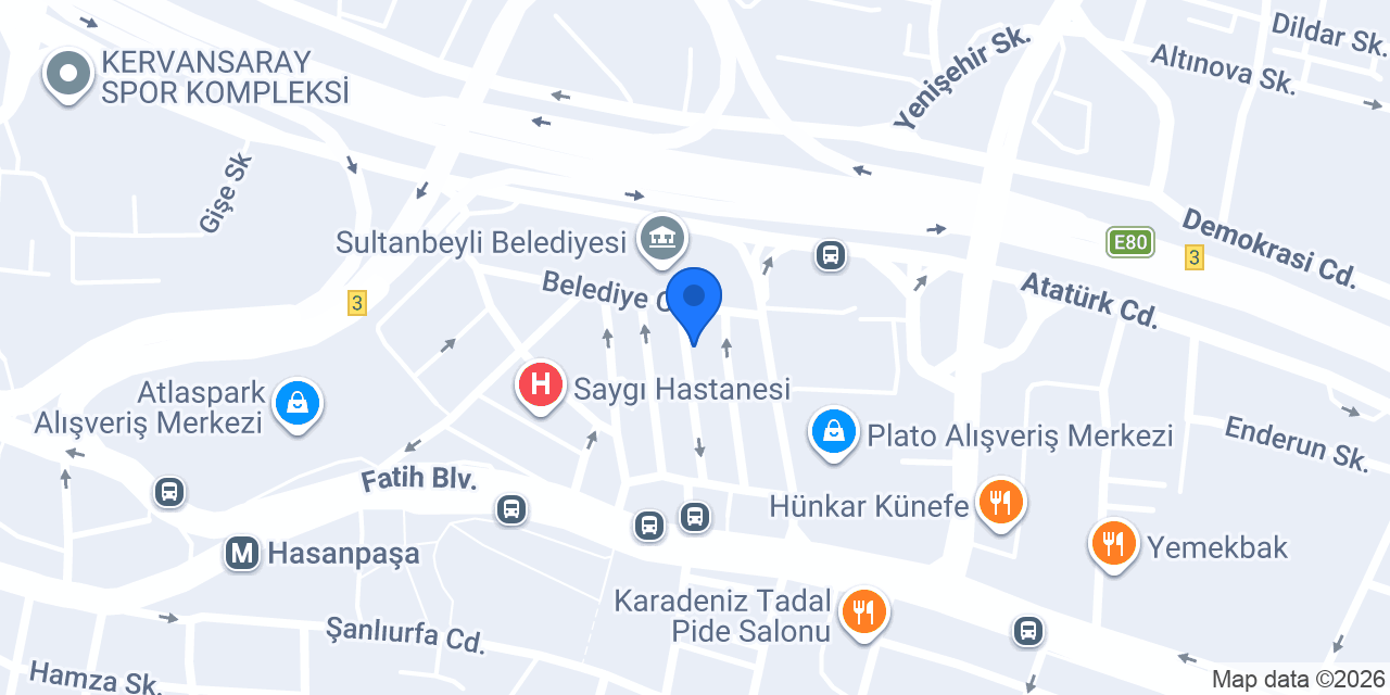 Çevik Hafriyat konumu