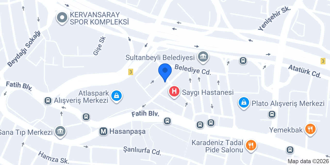 Sağdıç Çiçekçilik Sultanbeyli konumu