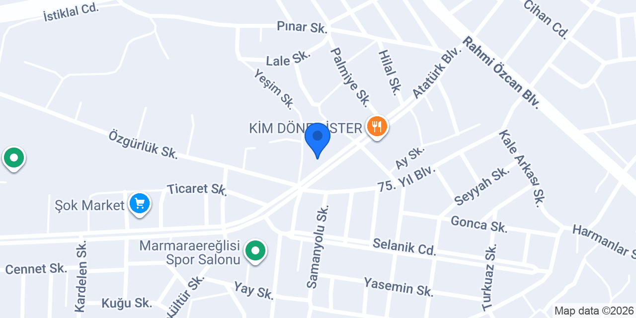 Ziraat Bankası Marmara Ereğlisi Şubesi konumu