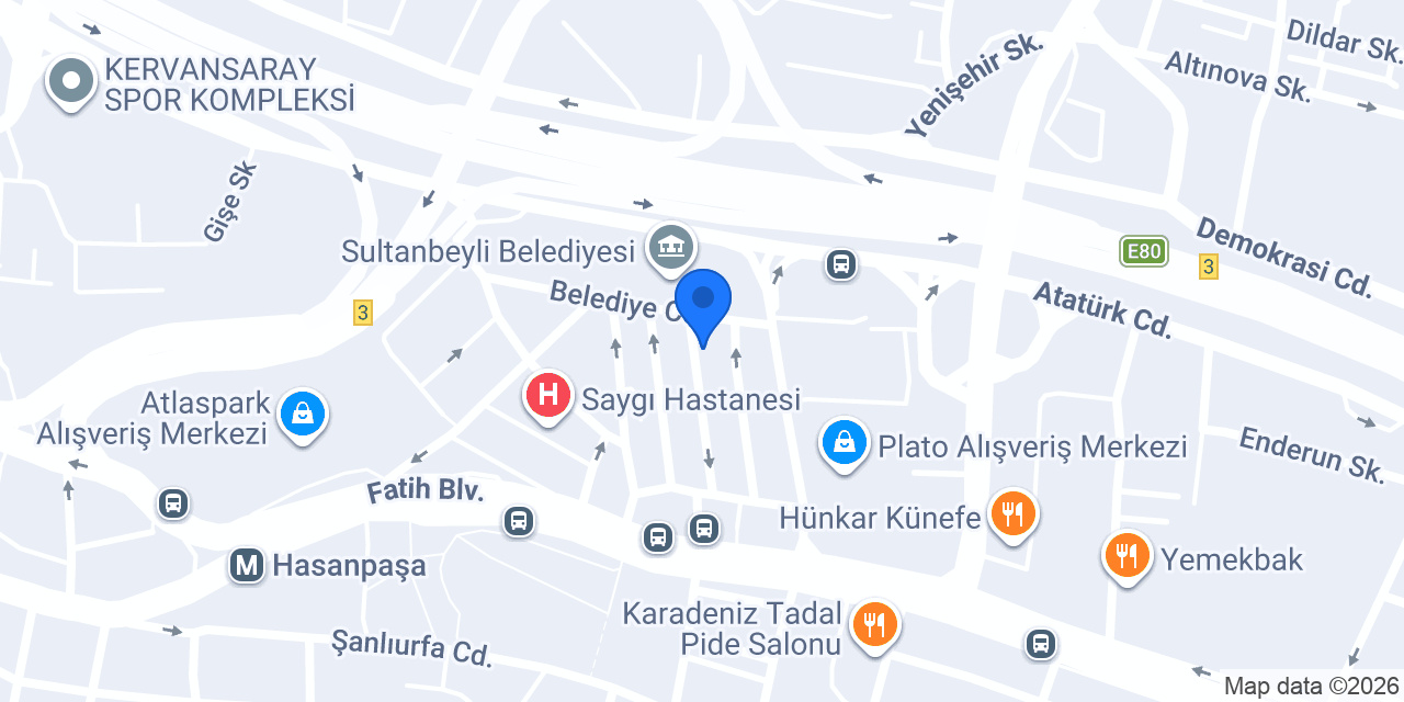 Aydos Harita konumu