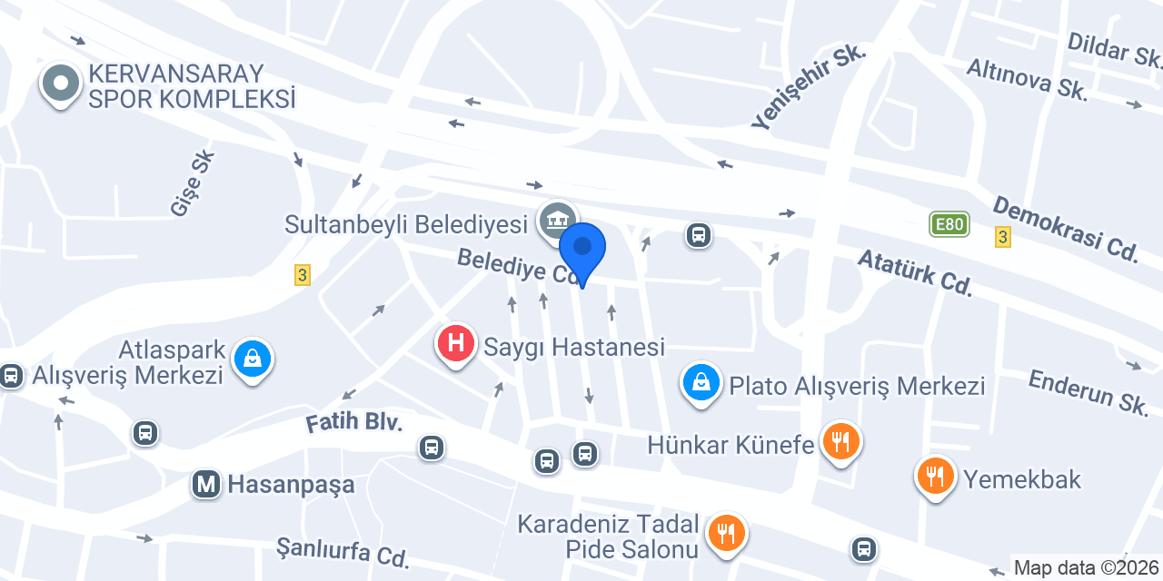 Demart Mimarlık konumu