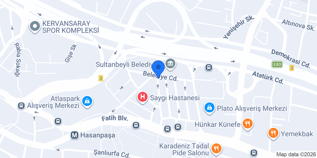 Sultanbeyli Amerikanca Kültür konumu