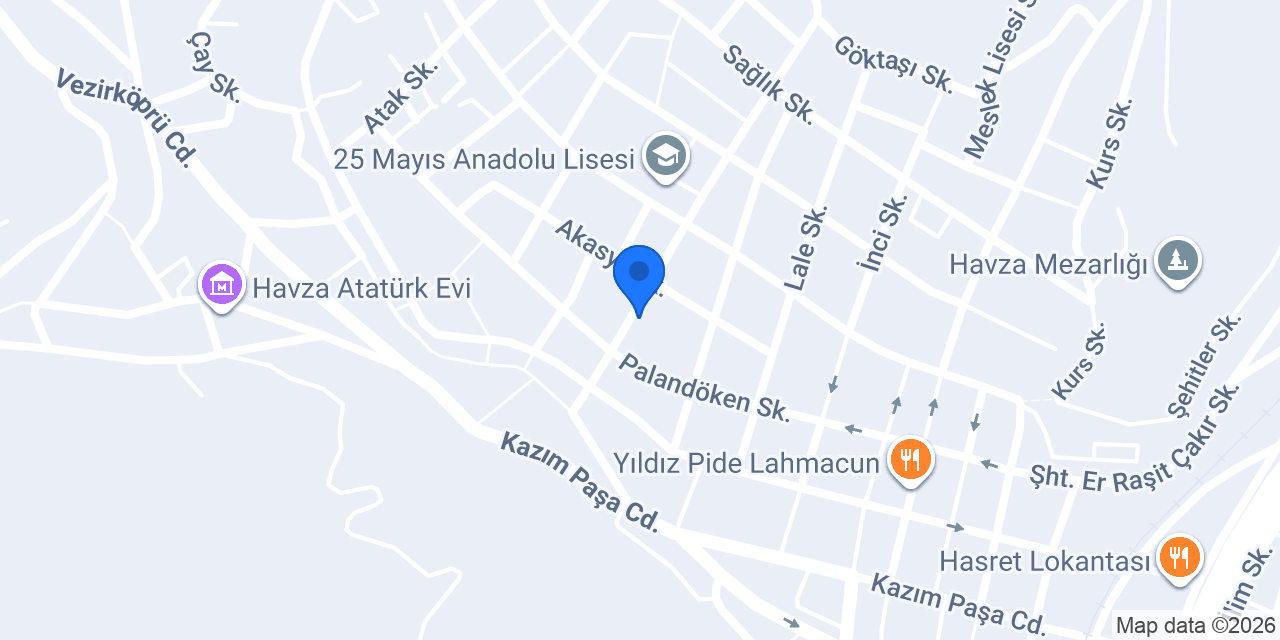 Ariston Yetkili Servisi konumu