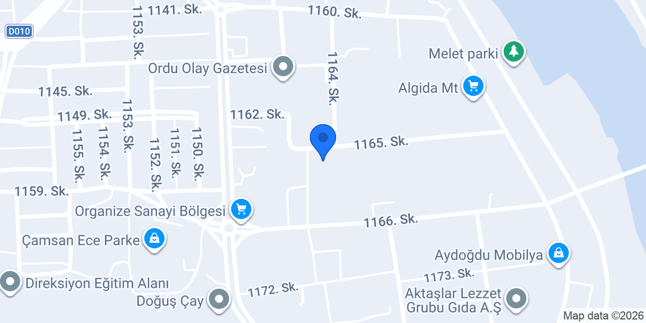 Erhan Fındık Fabrika konumu