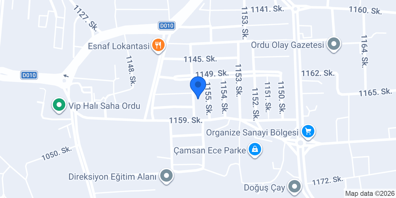 Şahinler Mobilya Cila konumu