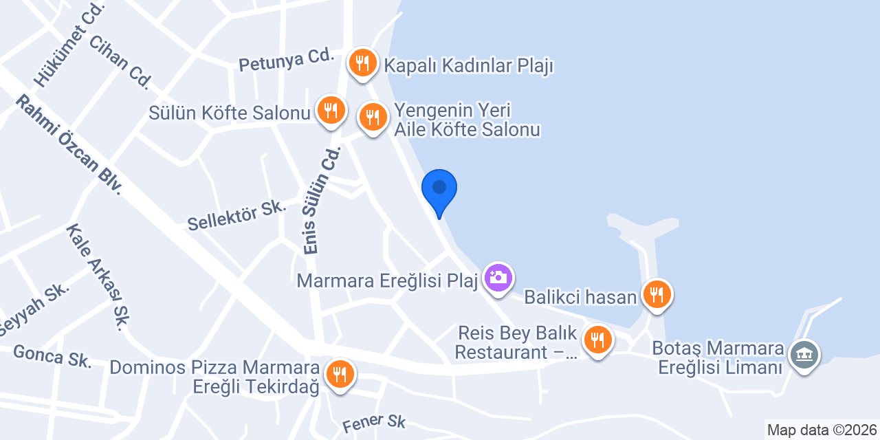 Mavi Boncuk Cafe Restaurant konumu