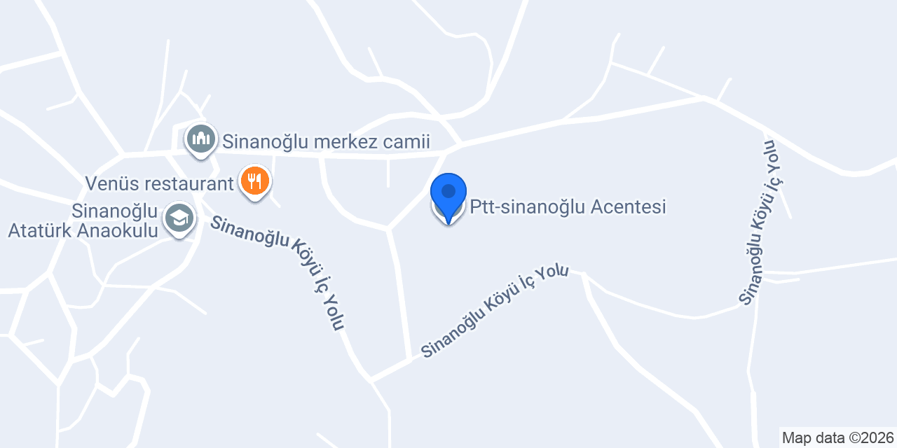 Ptt-sinanoğlu Acentesi konumu