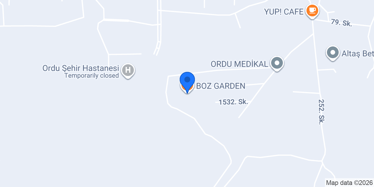 BOZ GARDEN konumu