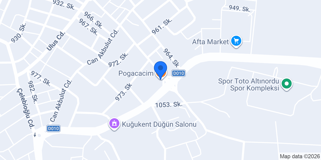 Pogacacim konumu