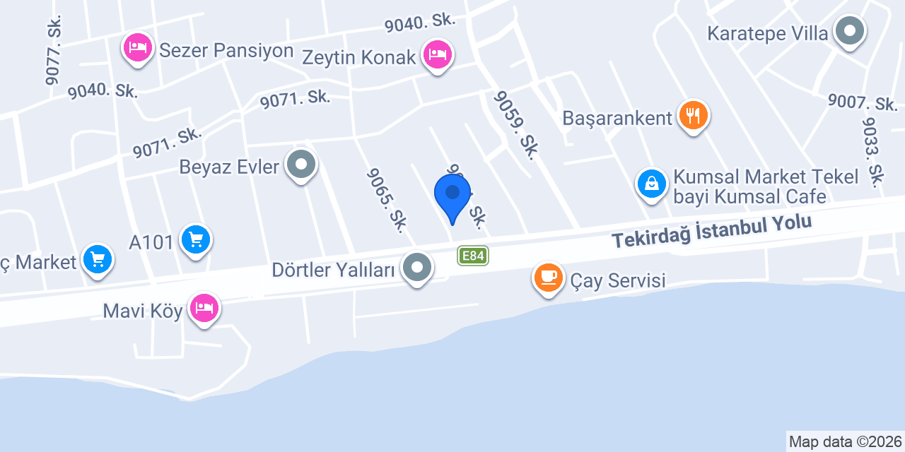 F Yolcu İnşaat Villa Arsa konumu
