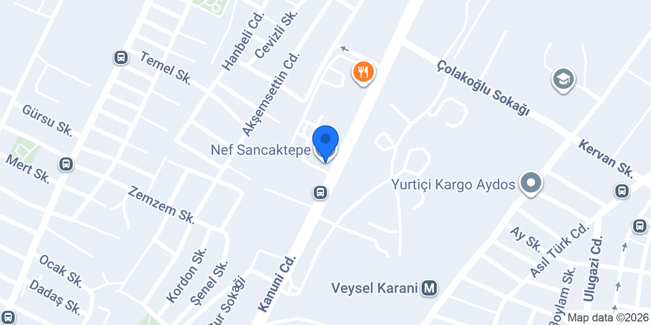 Nef Sancaktepe konumu