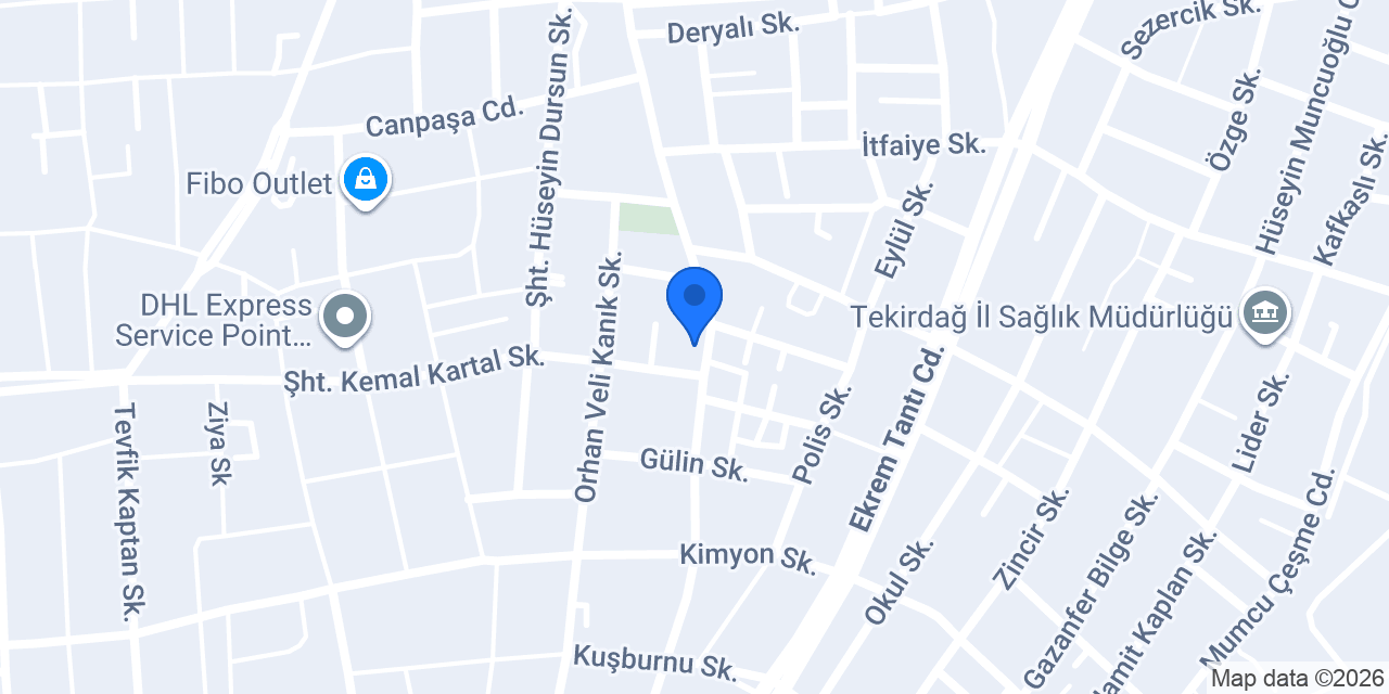 Tekirdağ Özel Petek Kreş konumu