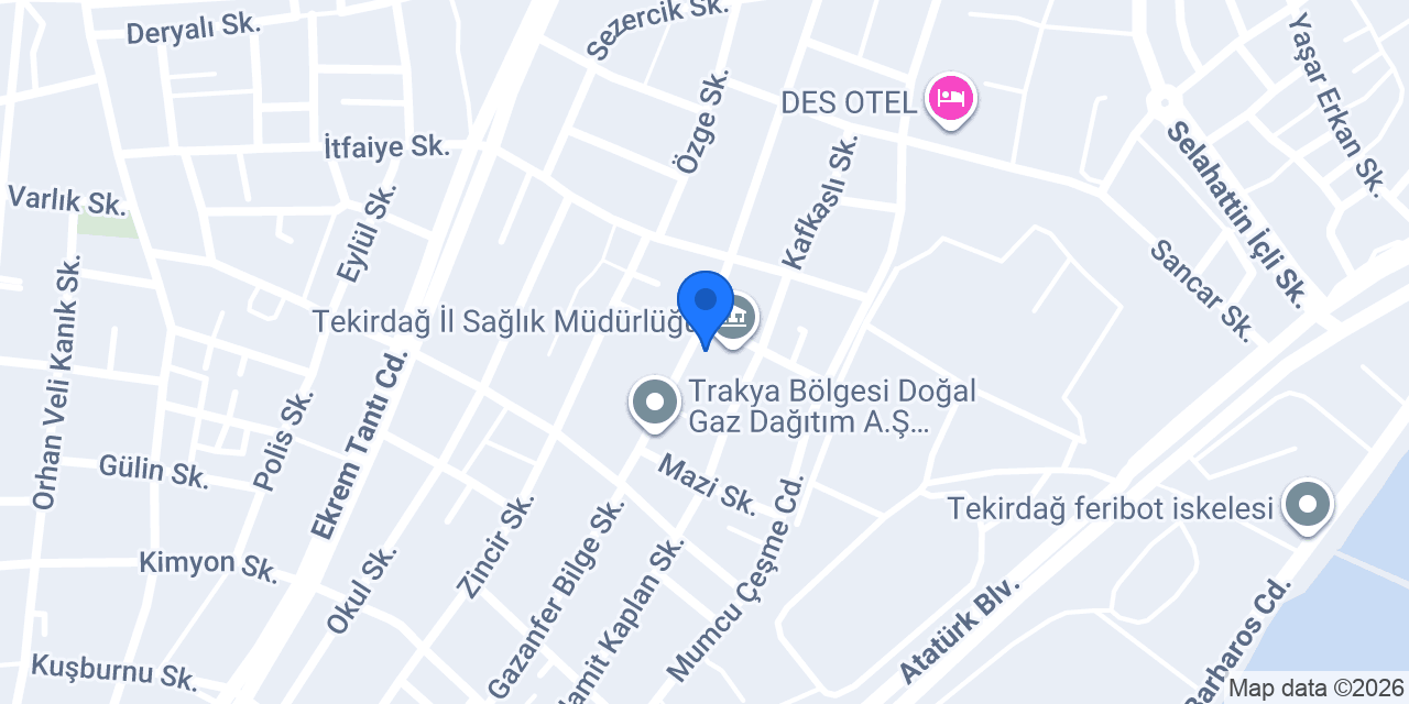 100. Yıl Aile Sağlığı Merkezi konumu