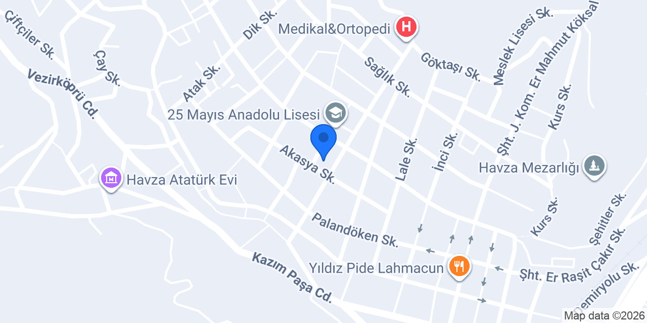 Ayan Unlu Mamülleri konumu