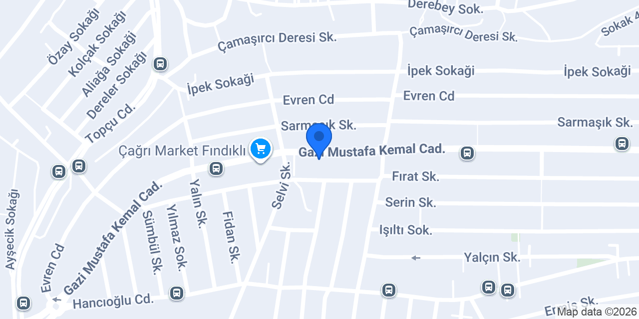 Fındıklı ATA TEKEL - Paket Servis - Fındıklı Tekel konumu