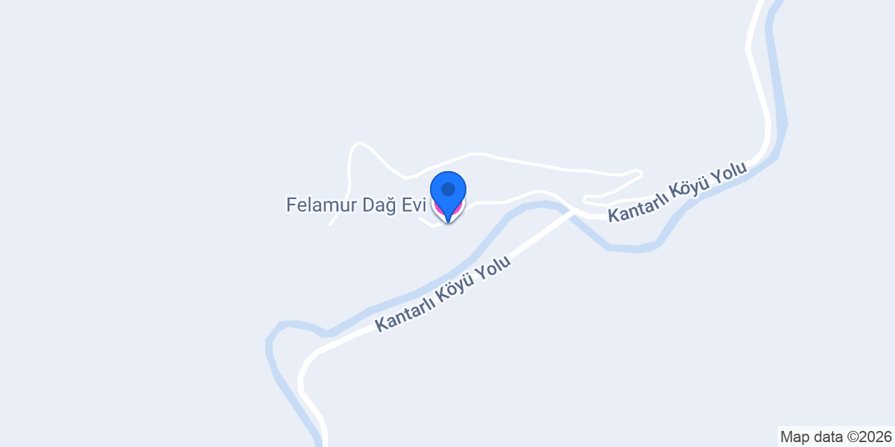 Felamur Dağ Evi konumu