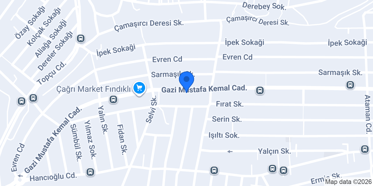 Han Kebap (fındıklı) konumu