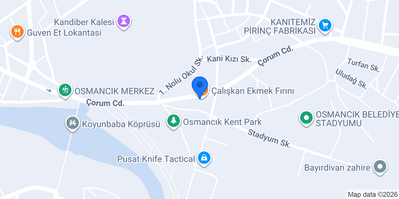 OSMANCIK VETERİNER KLİNİGİ konumu