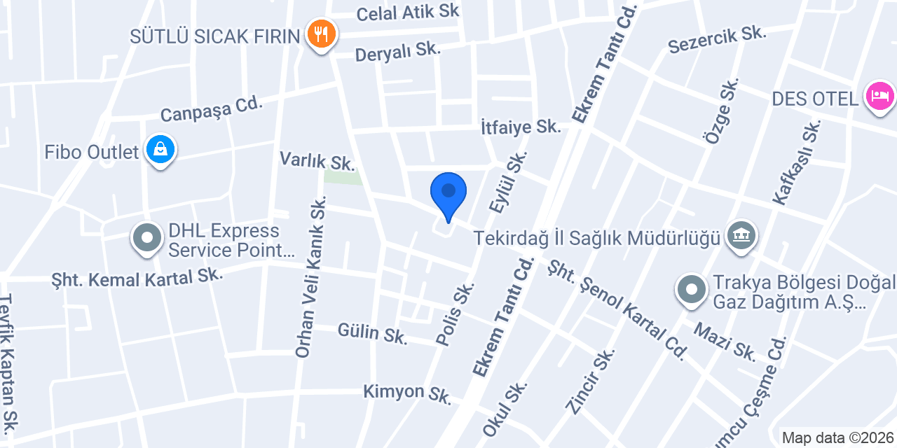 Gencallar İnşaat | Tekirdağ konumu
