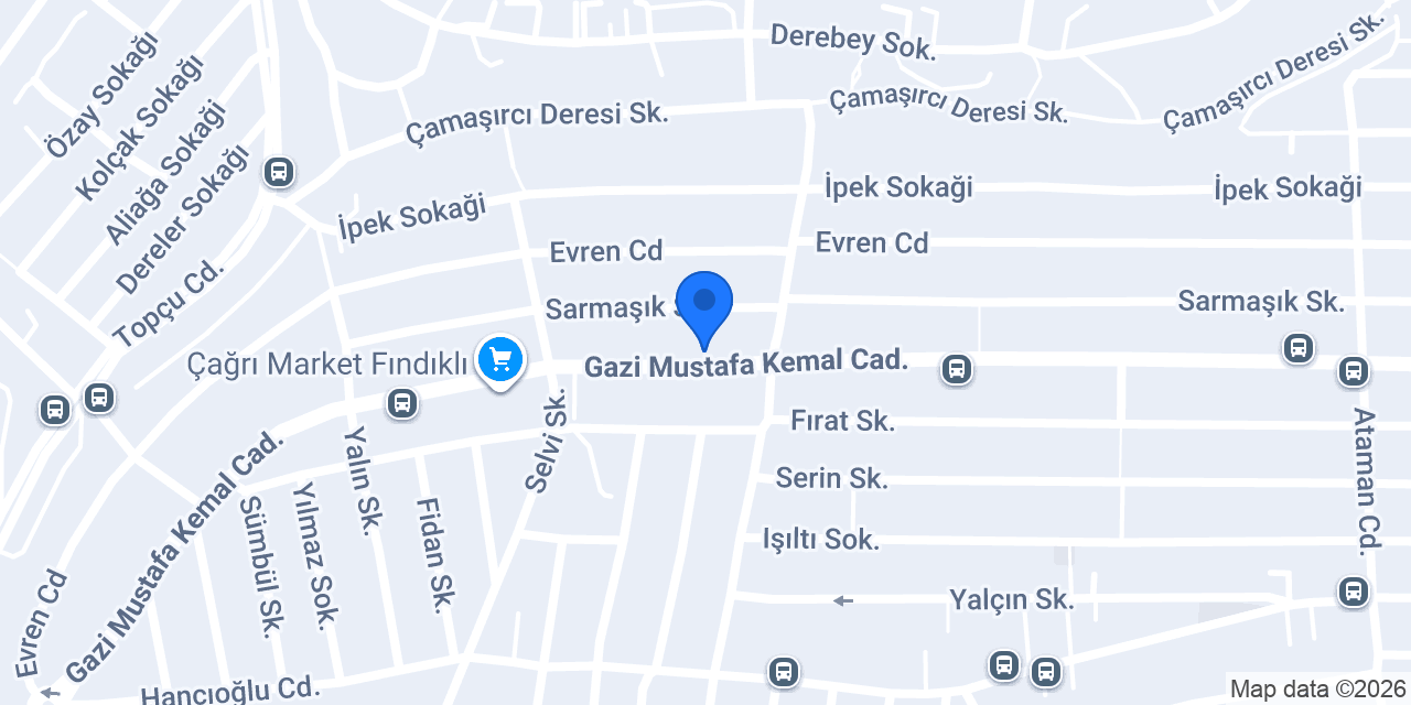 Durak Terzi ve Kuru Temizleme konumu