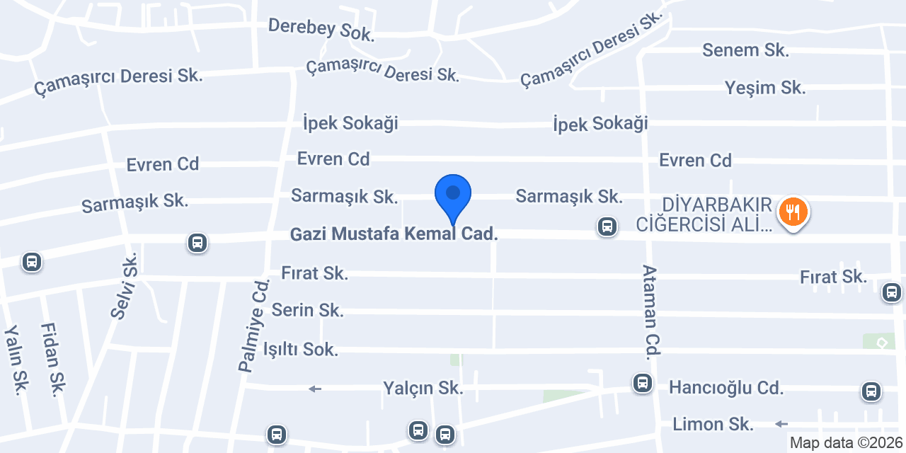 Özdemir Spot Mobilya konumu