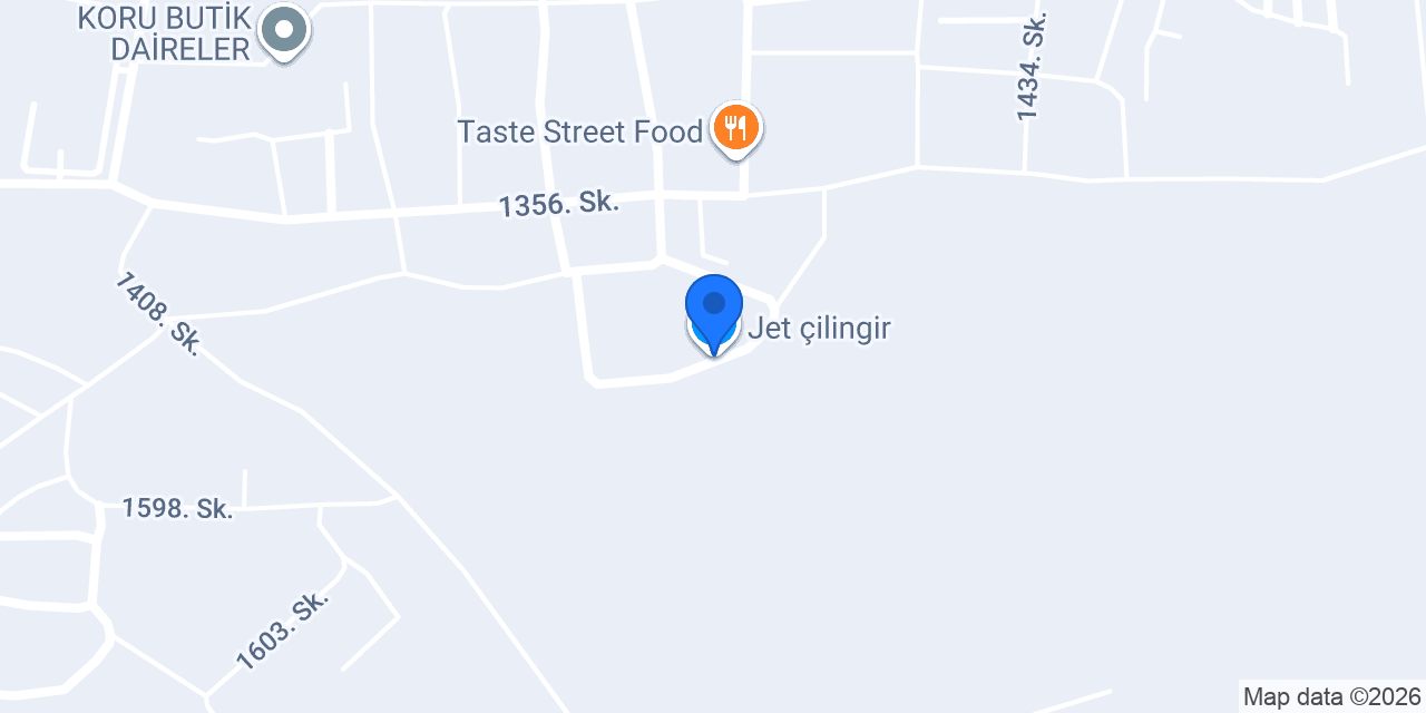 Jet çilingir konumu