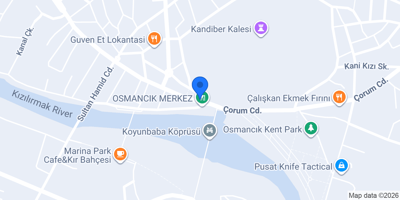 KÜRÜŞLER MÜHENDİSLİK-DOĞALGAZ-MEKANİK-AİTM konumu