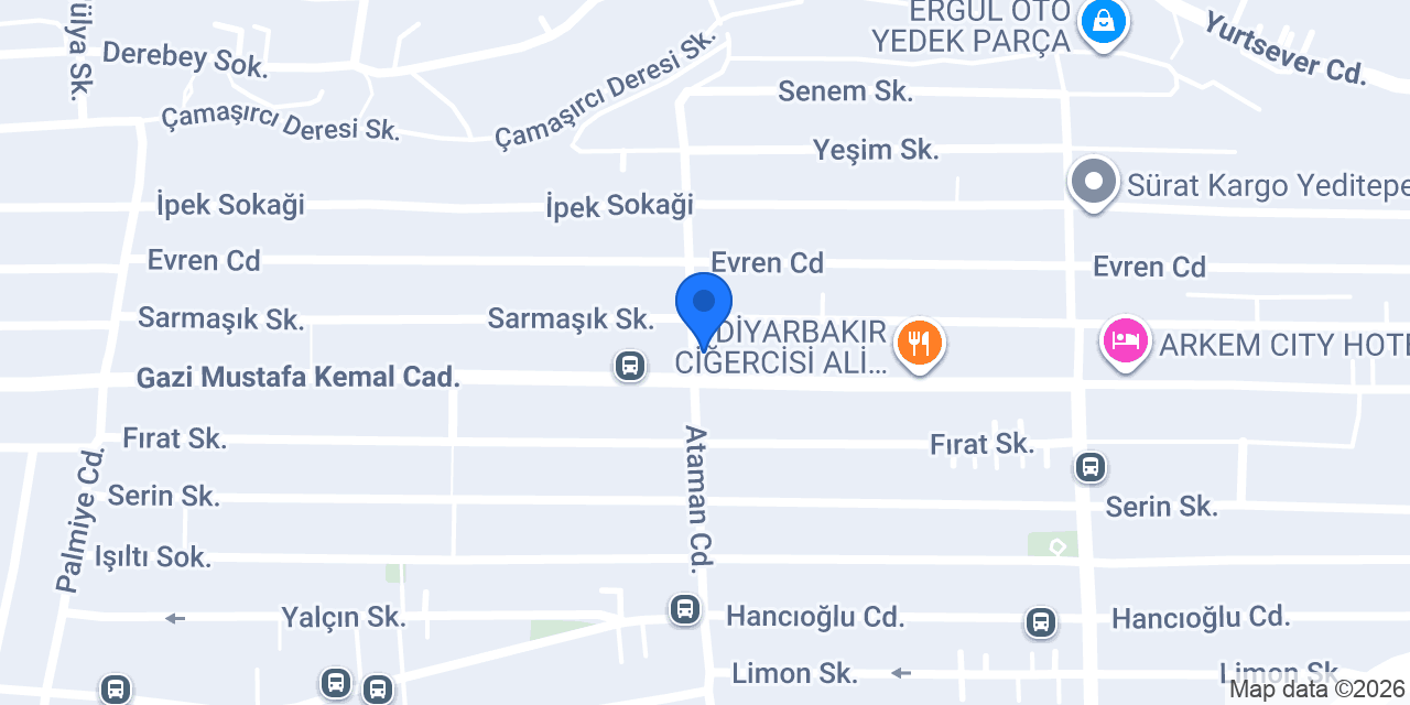Yiğit Et Kasap konumu