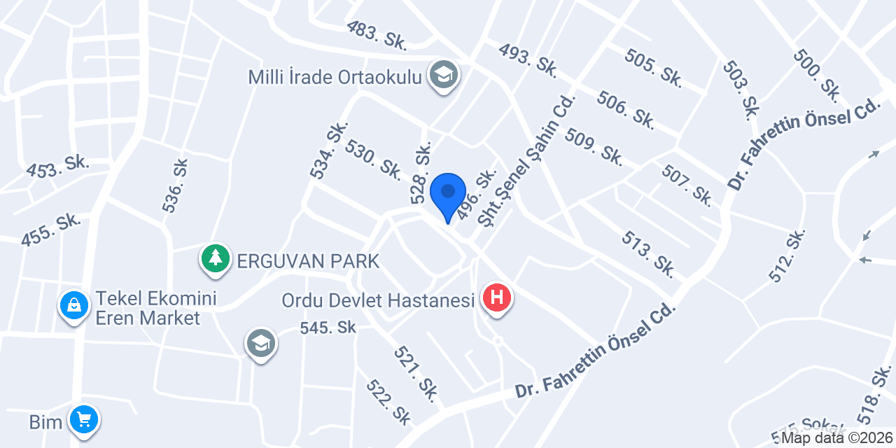 Korkmaz Eczanesi konumu