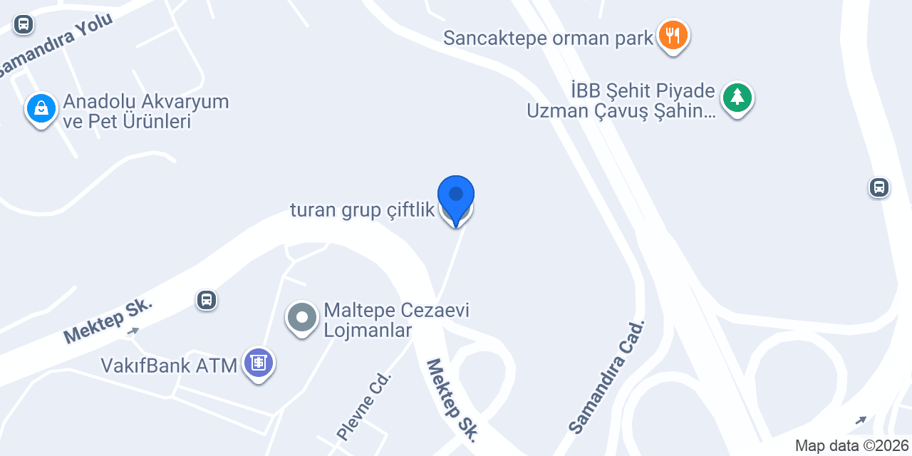 turan grup çiftlik konumu