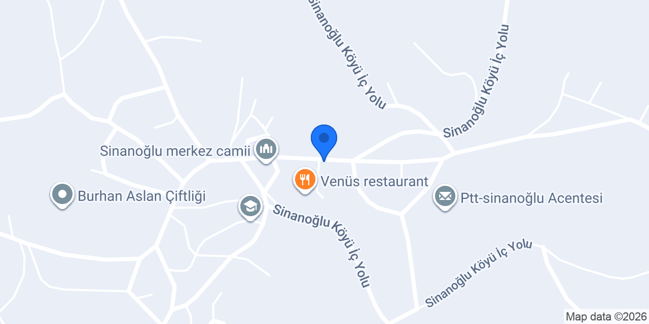 Sinanoğlu Tarım Kredı Kooperatifi konumu
