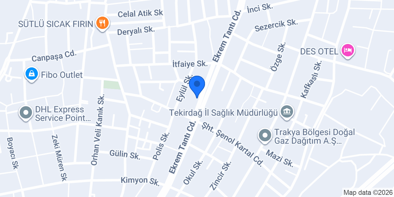 Yalçın Pizza konumu